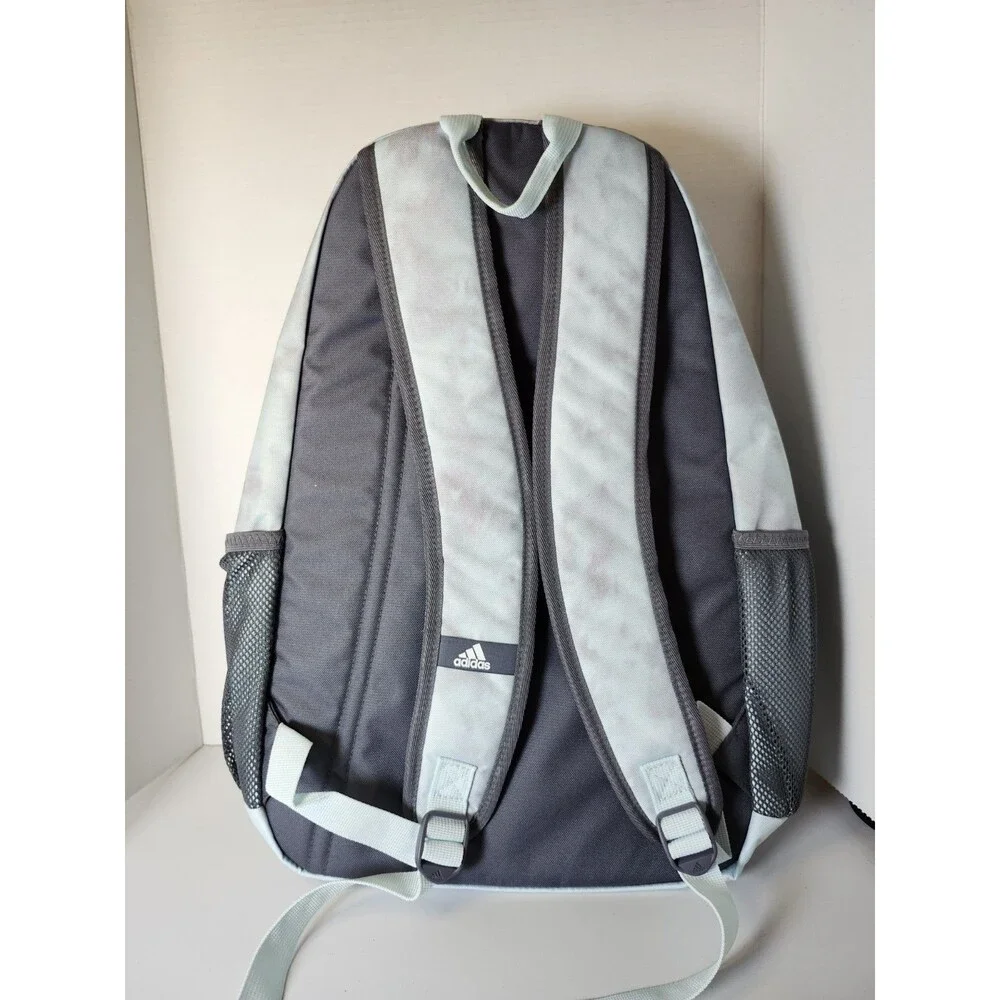 Adidas Stone Wash Almost Blue/gray Backpack Brand New